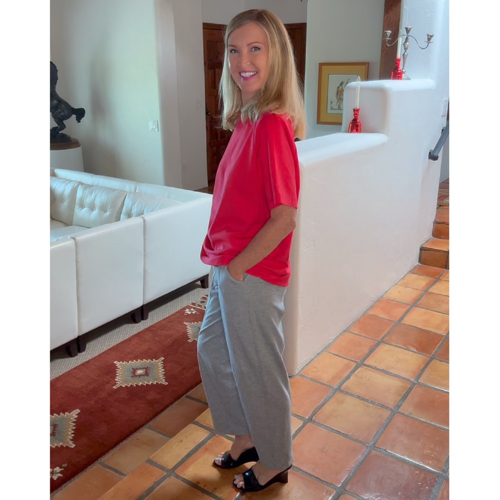 NWT Ladies Gray Sweatpants-S-Pockets - Picture 7 of 8